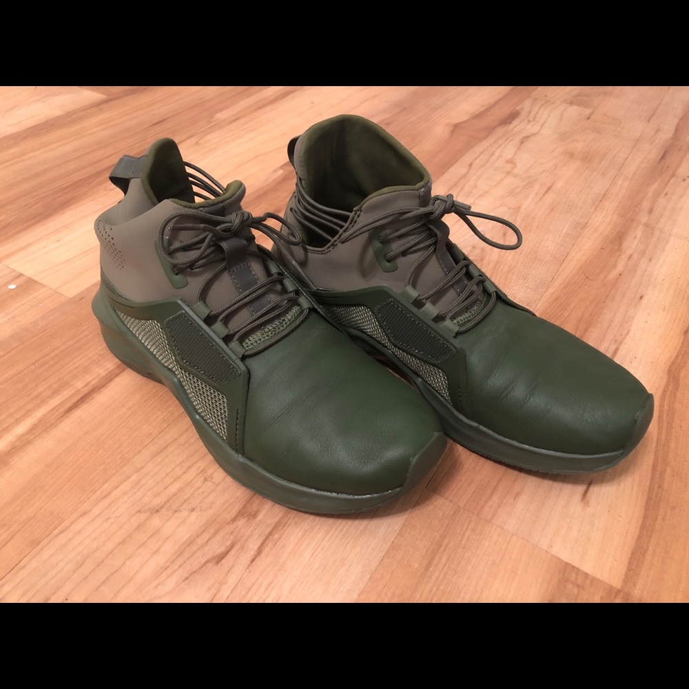 FENTY OLIVE GREEN PUMAS